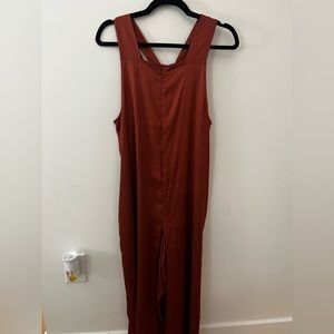 Lou & Grey burnt orange jumpsuit